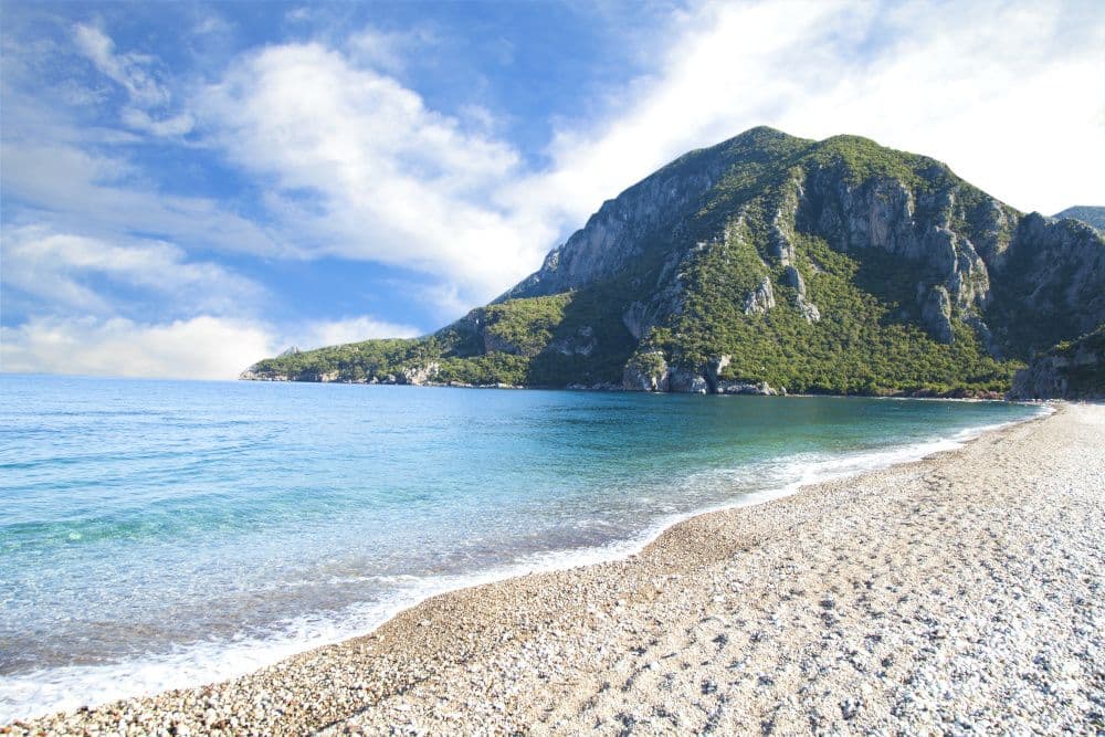 Sandy beach in Turkey