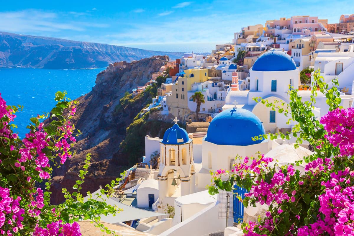A view of Santorini