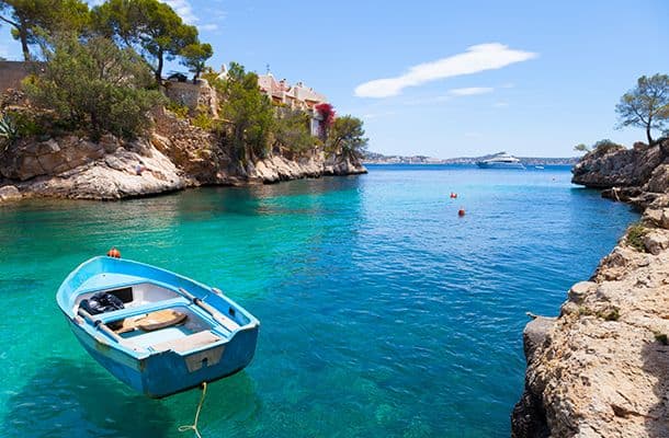 Cala Fornells in Majorca Spain