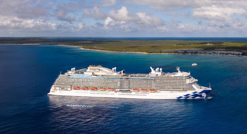 Sky Princess at sea