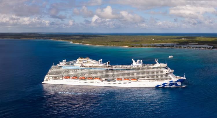 Sky Princess at sea
