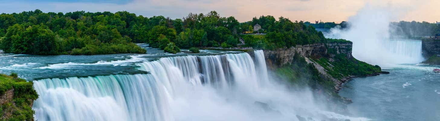 Views of Niagara Falls in Canada