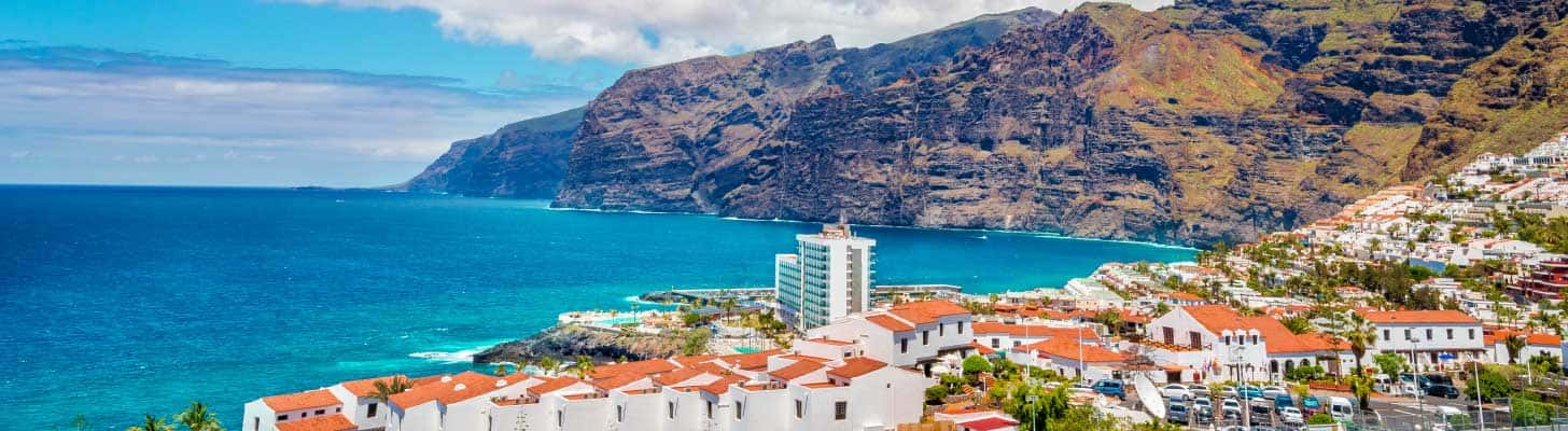 View of the coast from Puerto de Santiago, Tenerife