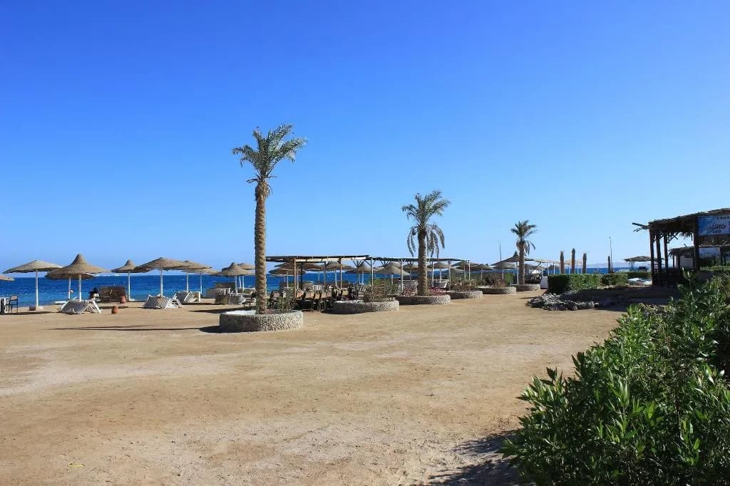 Beach, Grand Blue St Marea Hotel & Aqua Park, Red Sea Riviera