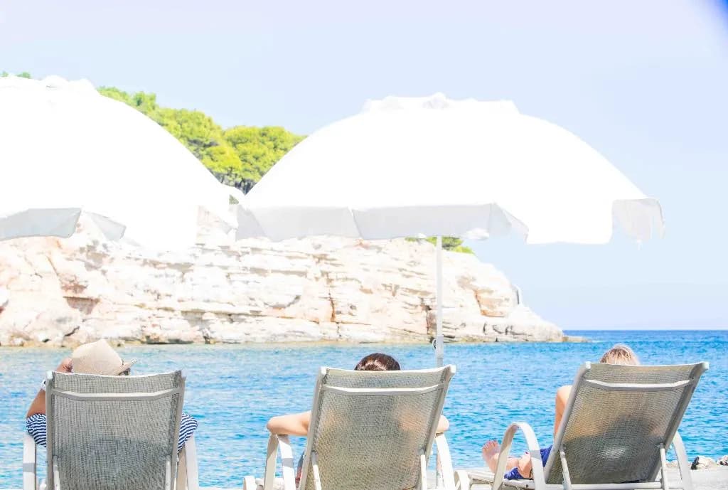 Beach, Marpunta Resort, Alonnisos Island