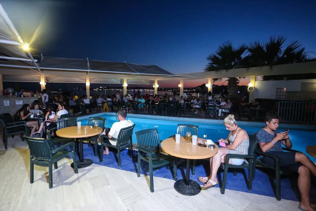 Bar, Tuntas Beach Hotel Altinkum, Bodrum