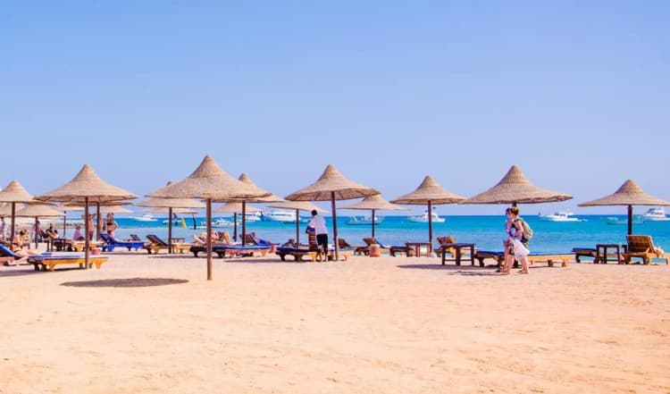 Beach, Dexon Roma Hotel & Aqua Park, Red Sea Riviera