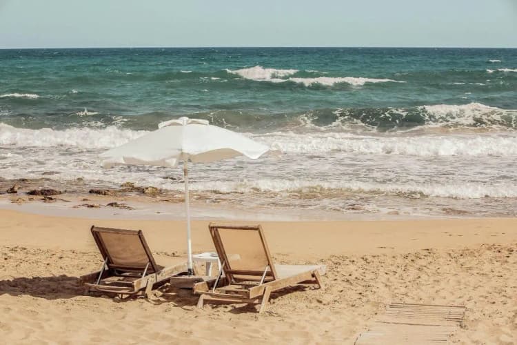 Beach, Cook's Club Hersonissos Crete, Crete