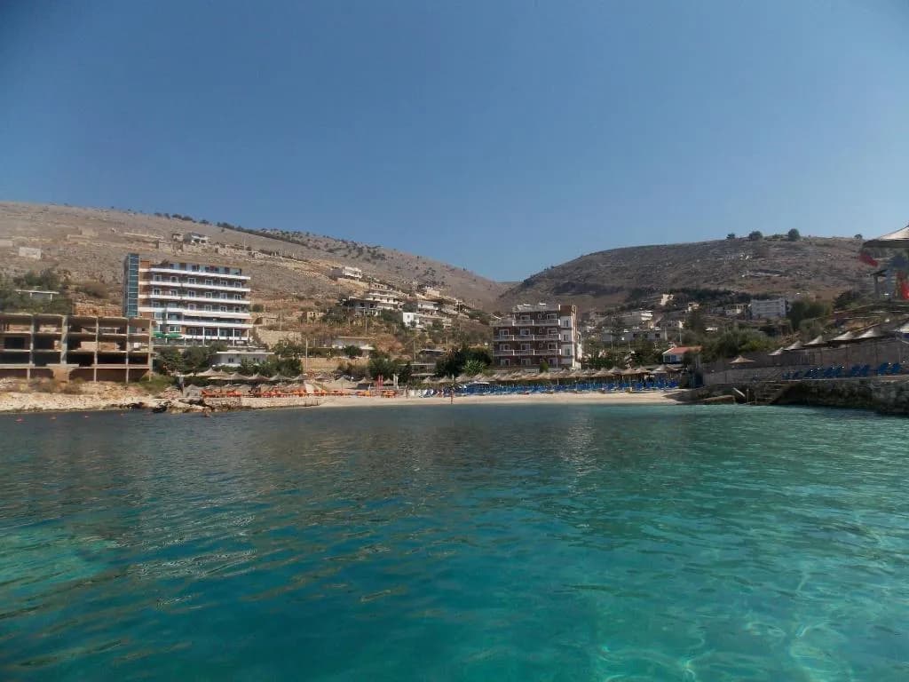 Beach, Hotel Mucobega, Southern Albania