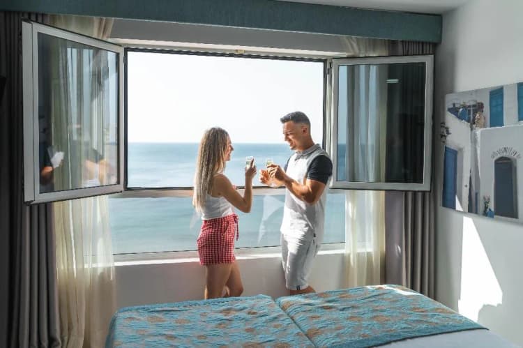Double or Twin SEA VIEW Room, Villa del Mar Hotel Family Gourmet, Costa Blanca