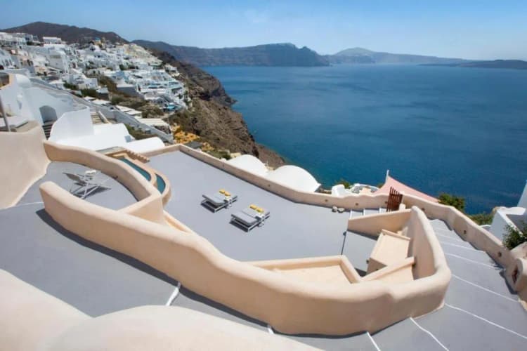 General view, 520 Villa, Santorini