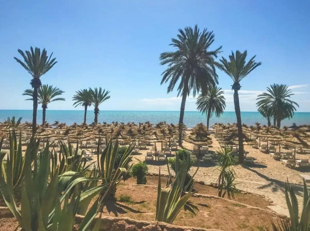 Beach, Royal Karthago Resort & Thalasso, Tunisia