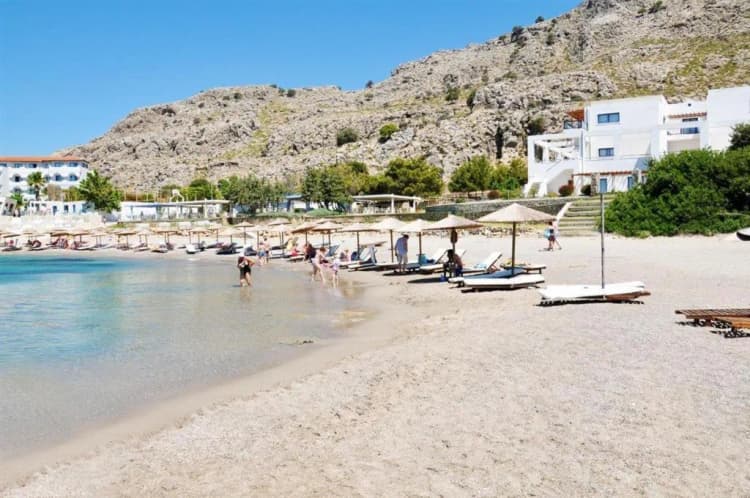 Beach, Ilyssion, Rhodes