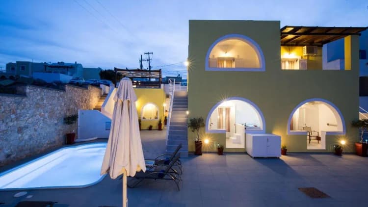 General view, Villa Libertad, Santorini