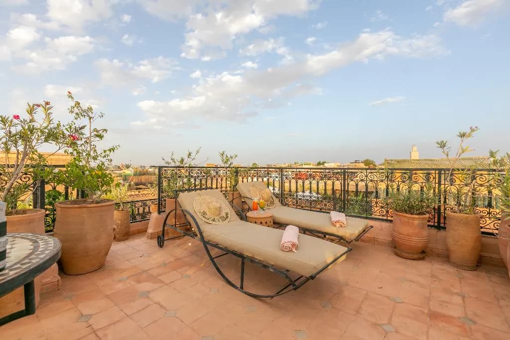 General view, Riad Les Trois Palmiers El Bacha, Marrakech