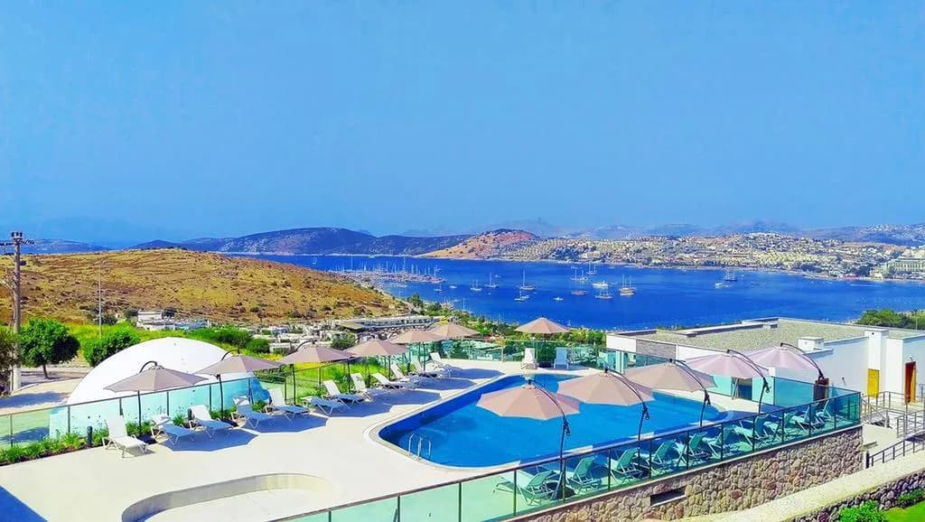 General view, Degirmenburnu Residence, Bodrum