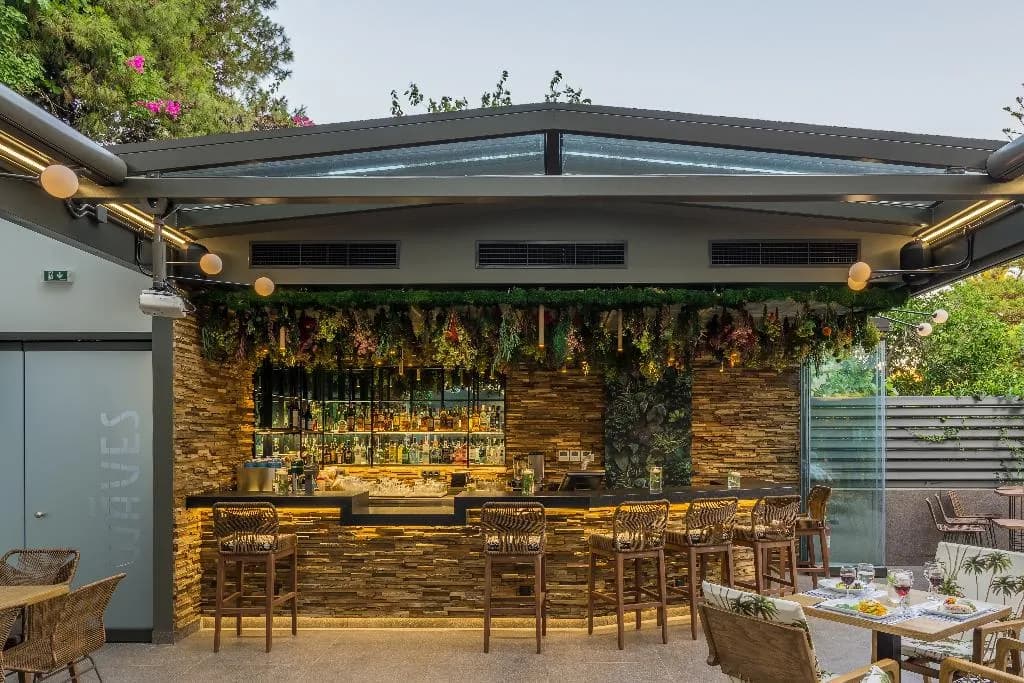 Bar, Palmyra Beach, Athens