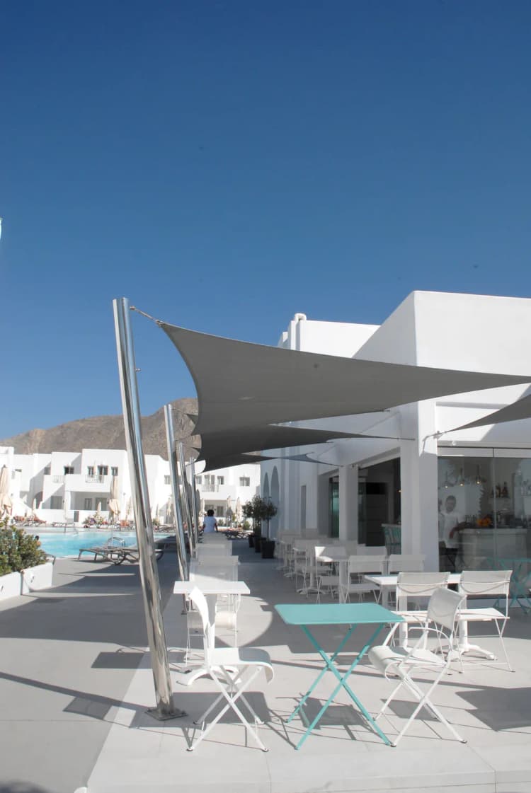Bar, Aqua Blue Beach Hotel, Santorini