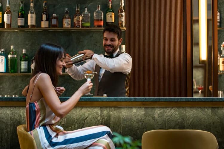 Bar, Floren Luxury Hotel, Florence