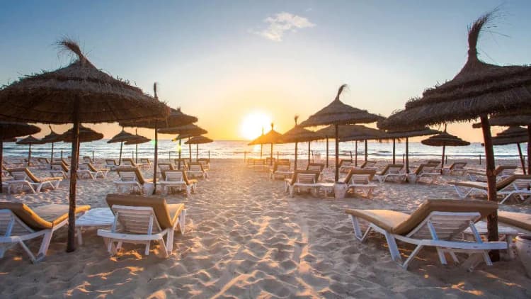 Beach, Occidental Sousse Marhaba, Tunisia