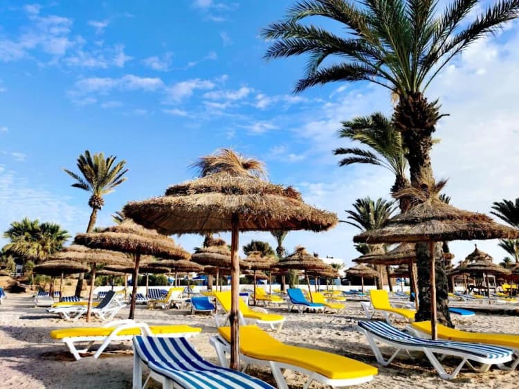 Beach, Royal Karthago Resort & Thalasso, Tunisia