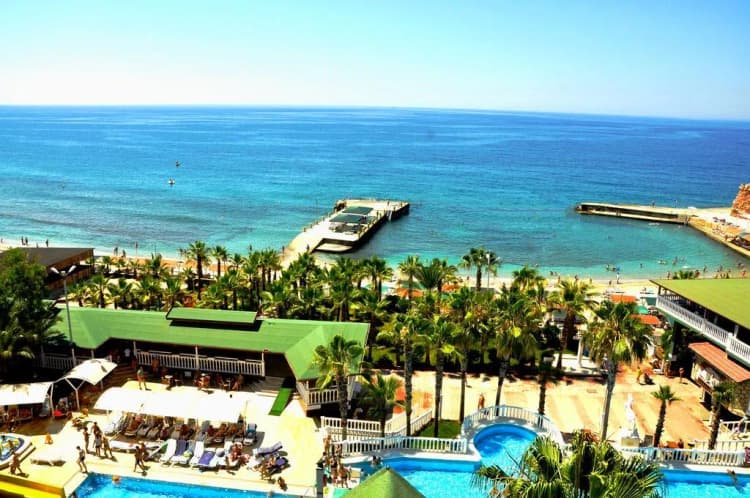 Beach, Seven Seas Palmeras Bay, Antalya