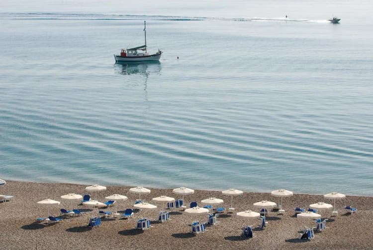 Beach, Lindos White hotel & suites, Rhodes