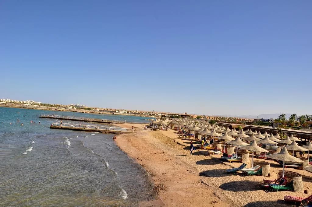 Beach, Aladdin Beach Resort, Red Sea Riviera