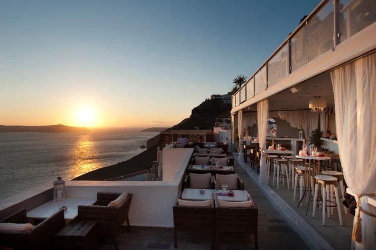 Bar, Loucas On The Cliff, Santorini