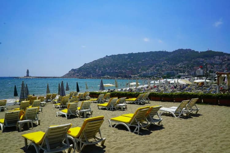 Beach, Ergun Hotel, Antalya