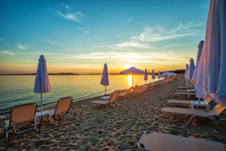 Beach, Xenios Theoxenia Hotel, Thessaloniki