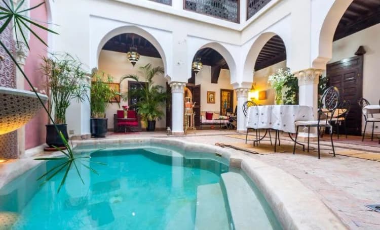 General view, Riad Calista, Marrakech