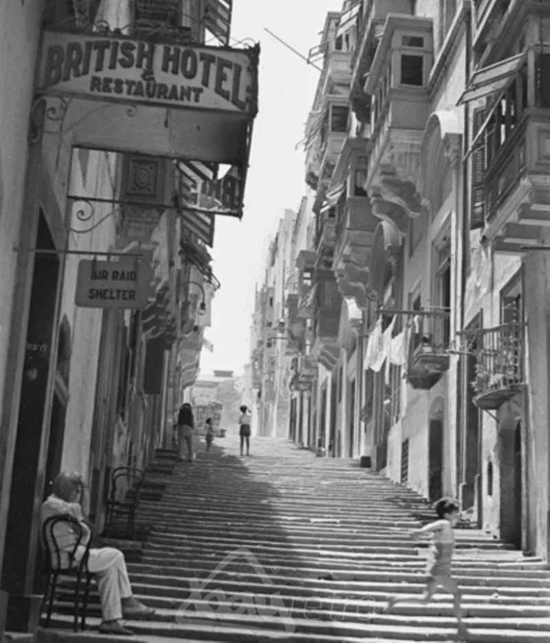 General view, British Hotel, Malta