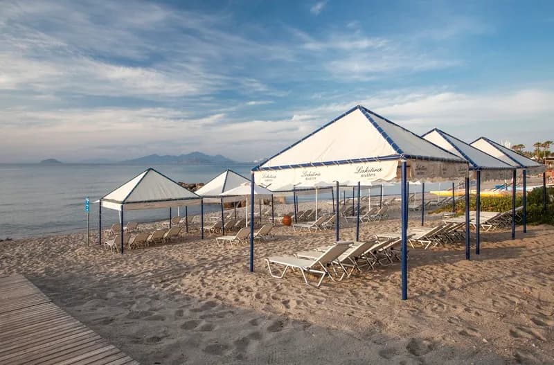 Beach, Lakitira Suites, Kos