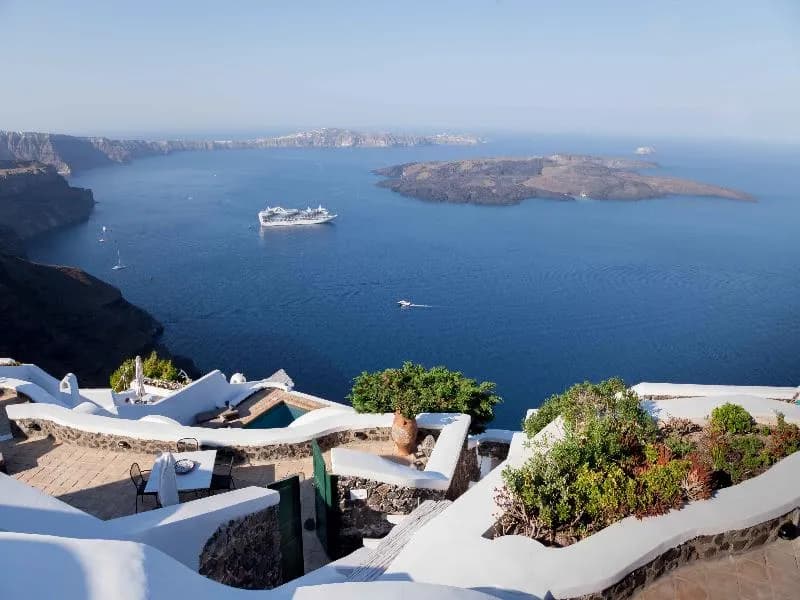 General view, The Vasilicos Caldera Heritage Suites, Santorini