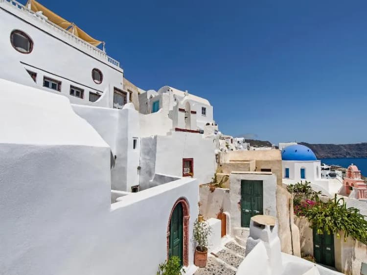 General view, Villa Calliope, Santorini