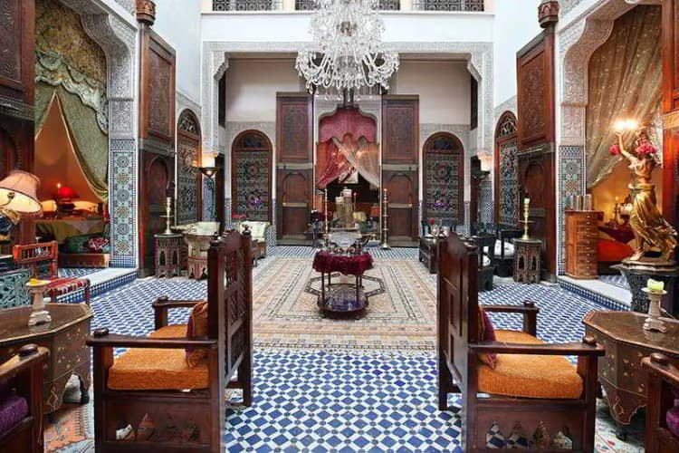 General view, Riad Arabesque, Fez