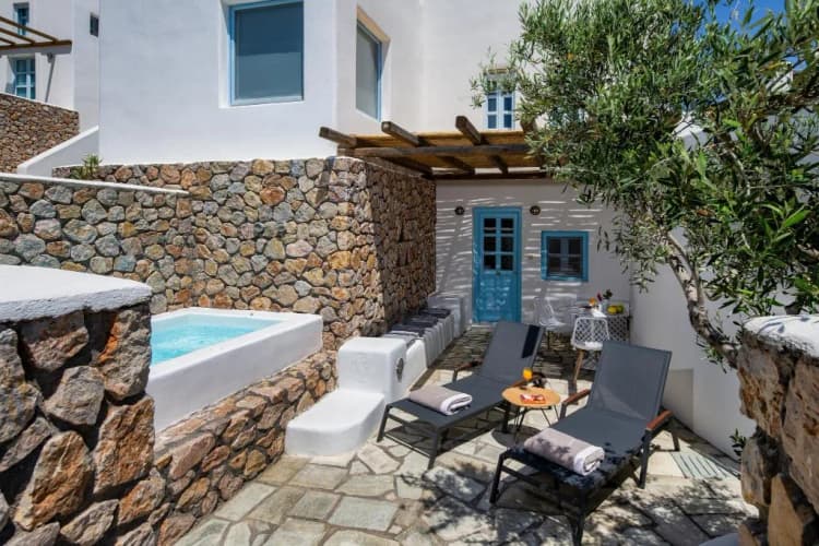 DOUBLE WITH JACUZZI Room, Anema Boutique Hotel &Villas Santorini, Santorini