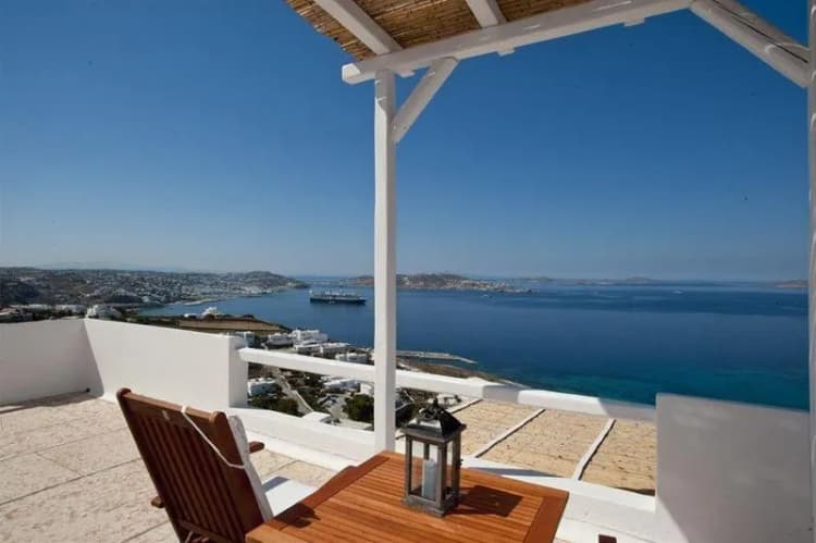 General view, La Maison Blanche, Mykonos