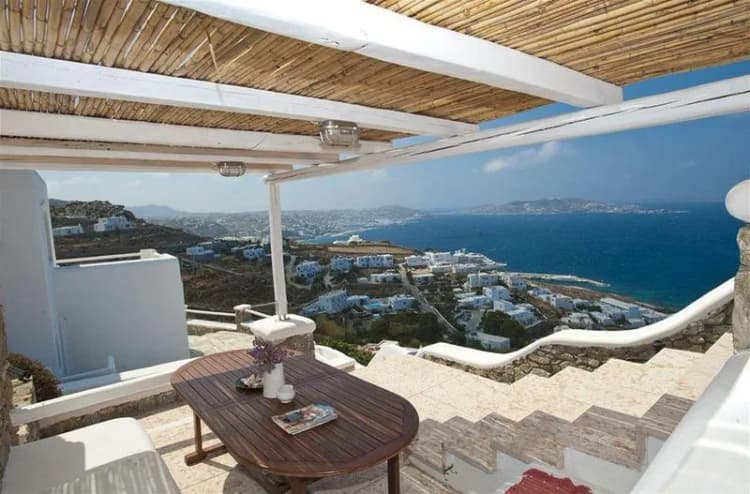 General view, La Maison Blanche, Mykonos