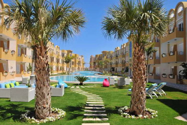 Pool, The Dunes Resort Apartments, Tunisia