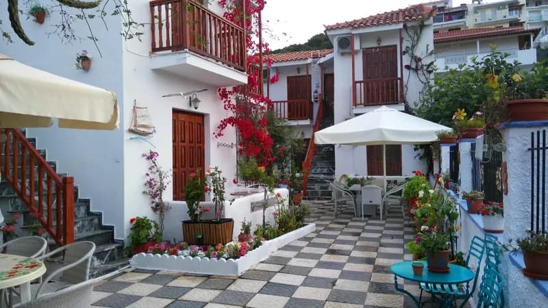 General view, Amalthia Studios, Skiathos