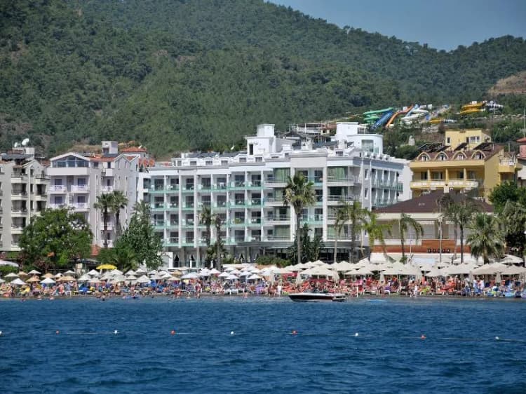Beach, Blue Bay Platinum Hotel, Dalaman