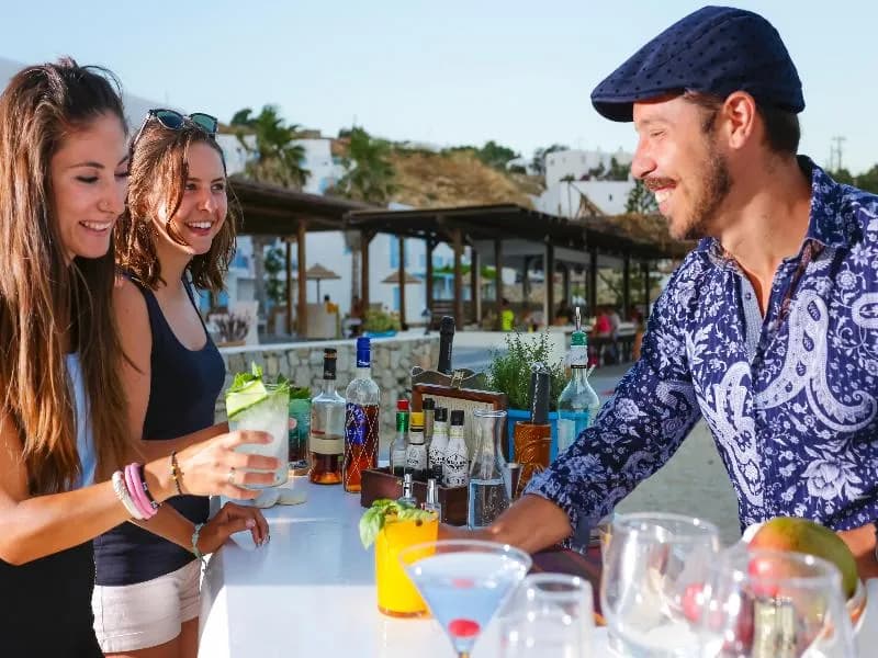 Bar, Mykonos Palace Beach Hotel, Mykonos
