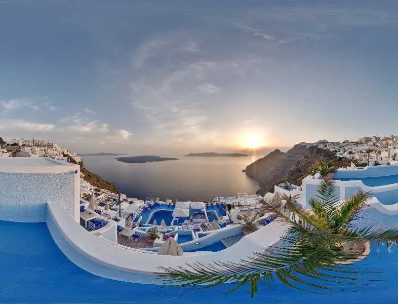 General view, Kafieris Blue Apartments, Santorini