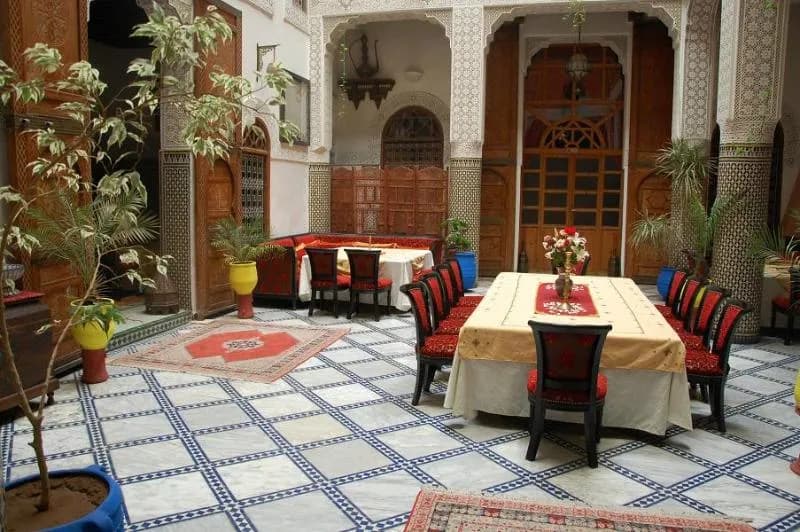 General view, Riad Dar Dmana, Fez