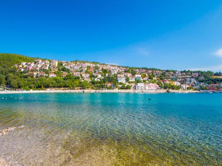 Beach, MASLINICA Mimosa Lido Palace Hotel, Istria