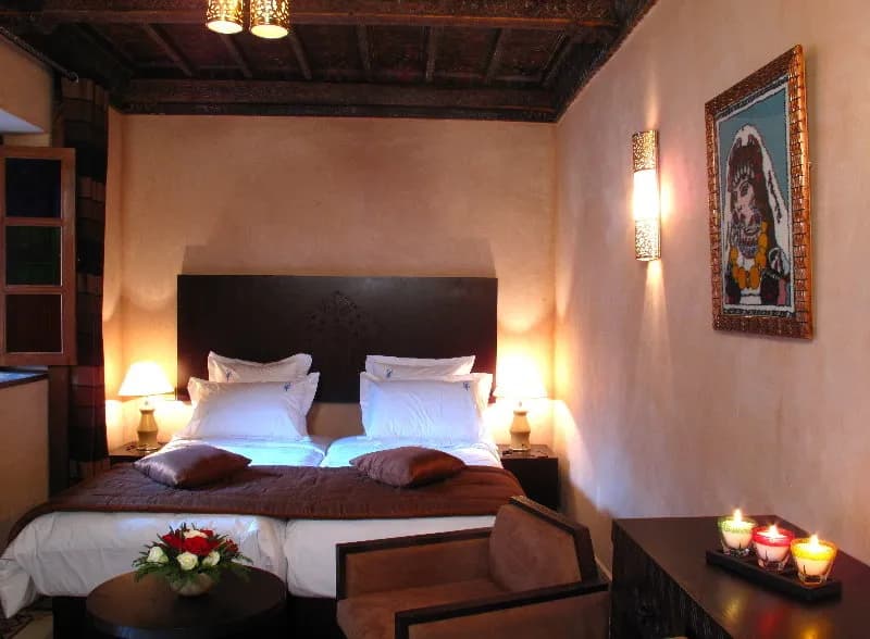 General view, Riad Le Perroquet Bleu, Marrakech