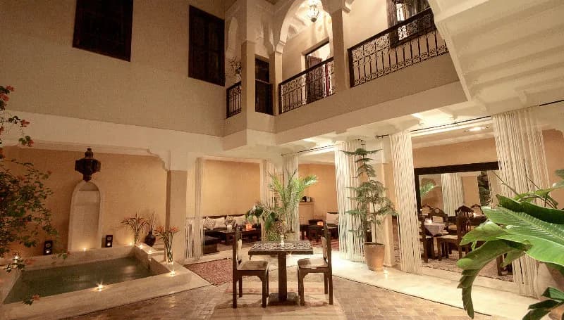 Lobby, Riad Karmanda, Marrakech