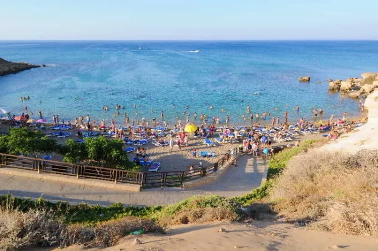 Beach, Amore hotel Apts, Cyprus
